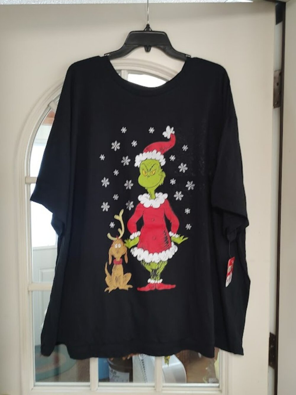 New The Grinch Black Shirt Size Women's 5X